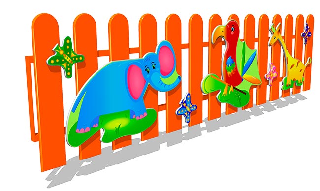 Ограждение детской площадки ZION Африка (ОГД004)