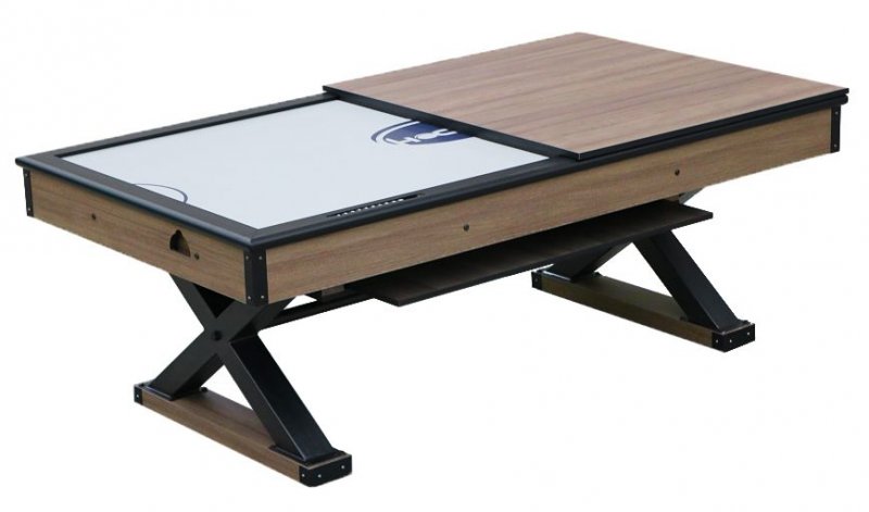 Аэрохоккей Superior 7 ф со столешницей (221 x 120 x 82 см, мореный дуб)