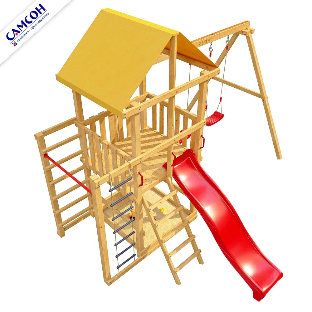 Детская деревянная игровая площадка ЭЛЕМЕНТ 5 Самсон