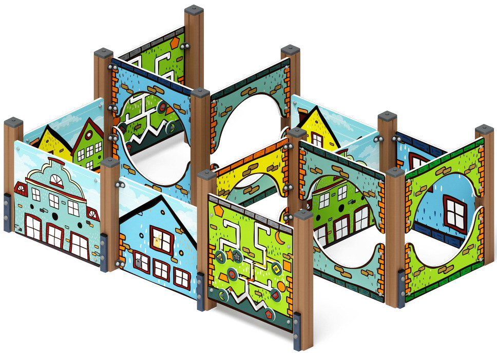 Лабиринт КУБИК 3 (Город) игровая форма МФ 20.01.03-01