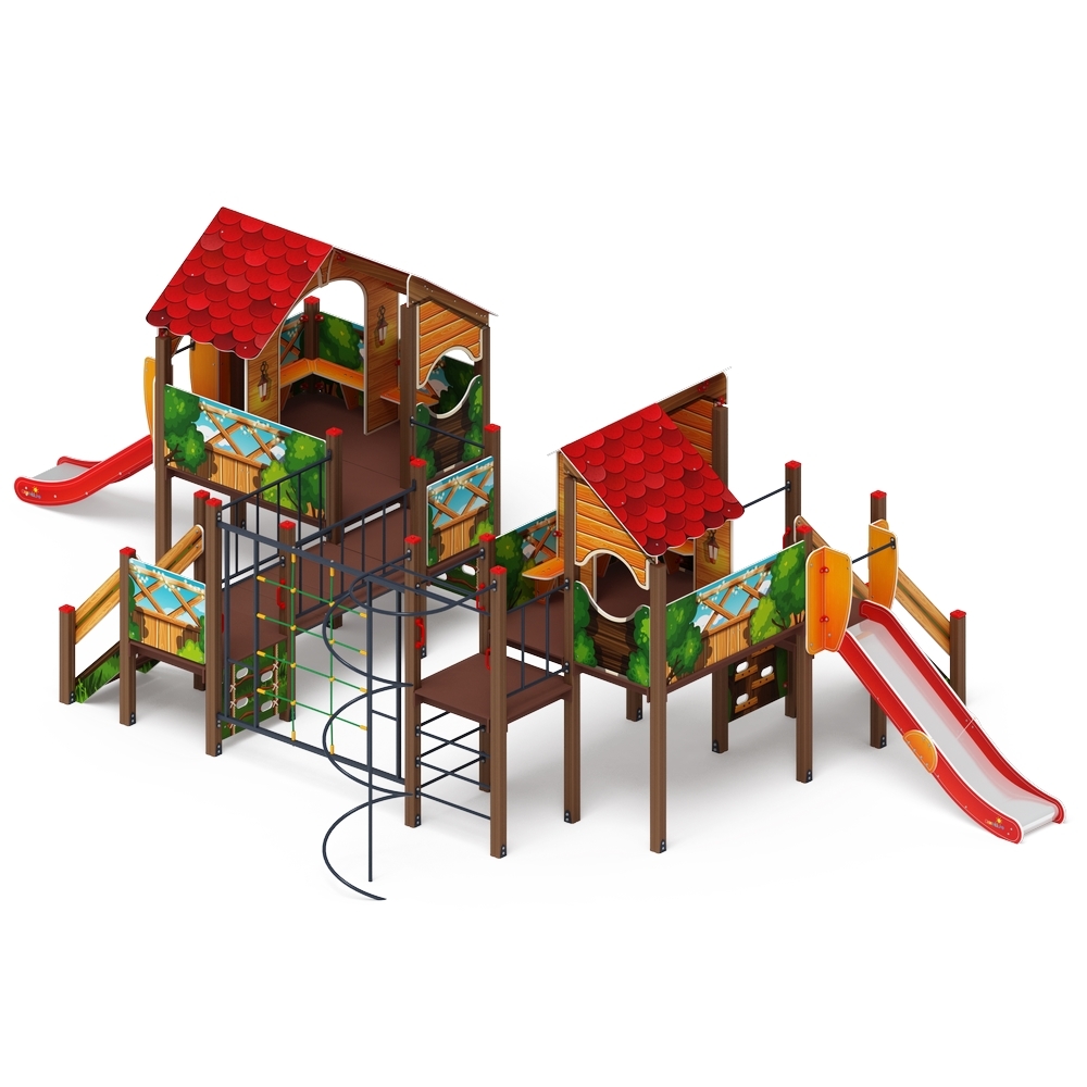 ТЕРЕМОК детский игровой комплекс ДИК 2.07.03-01 (H=1200, H=750)