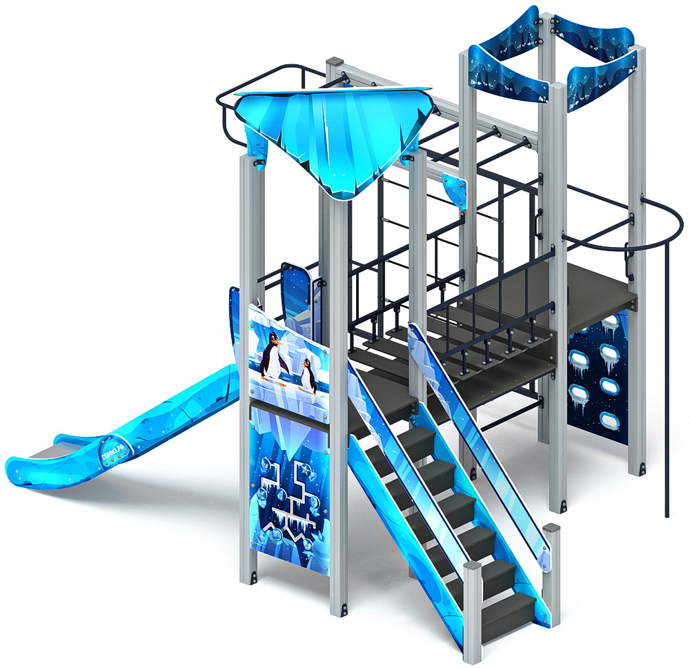 ВОЛШЕБНЫЙ ГОРОД детский игровой комплекс ДИК 2.19.05-02 (H=1500)