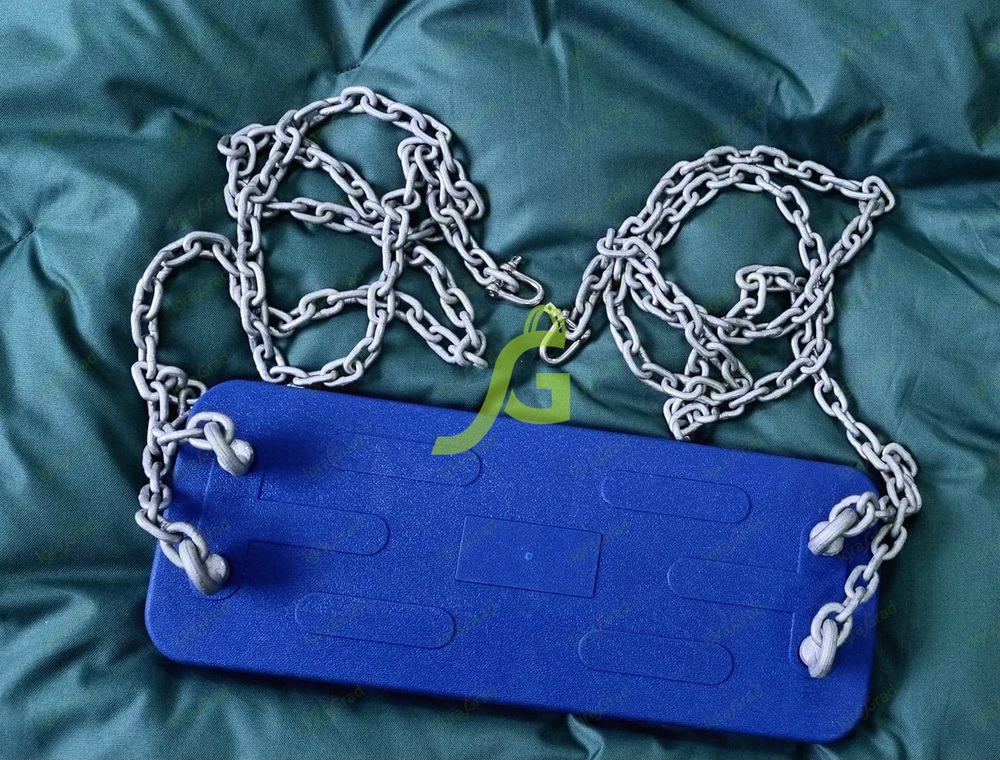 Качели одиночные с металлическим вкладышем IgraGrad синие