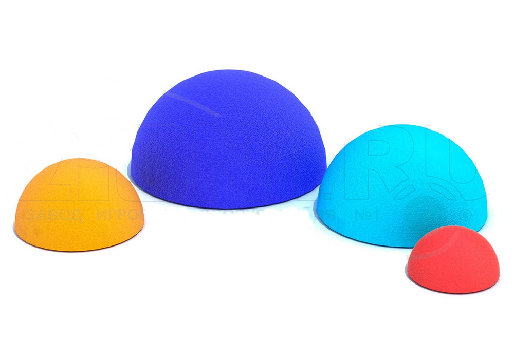 Резиновая фигура ZION Полусфера (для парков и детских площадок)