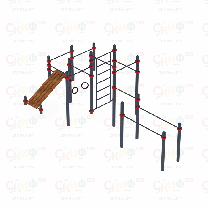 Уличный атлетический комплекс ВОРКАУТ 23 (89)