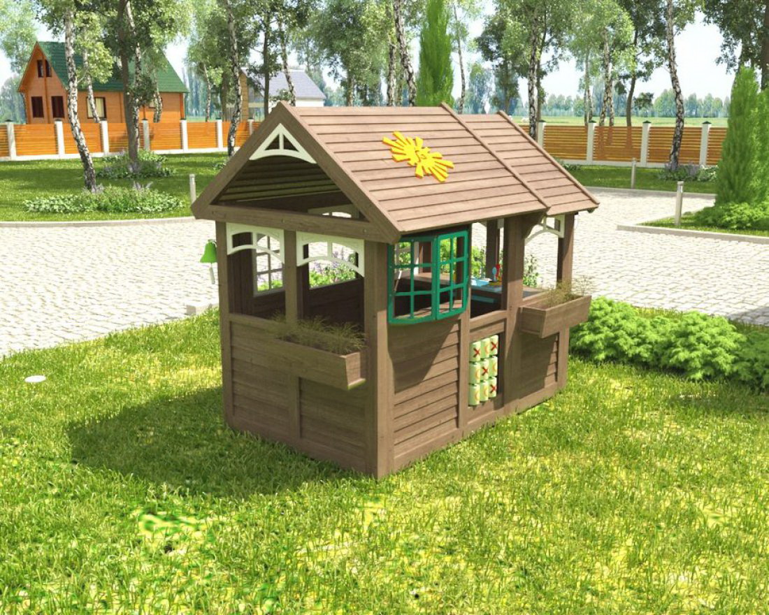 Детский домик IgraGrad Коттедж 2