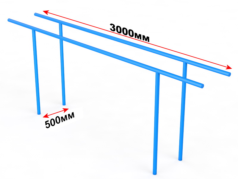 Брусья уличные (артикул: 04.106)