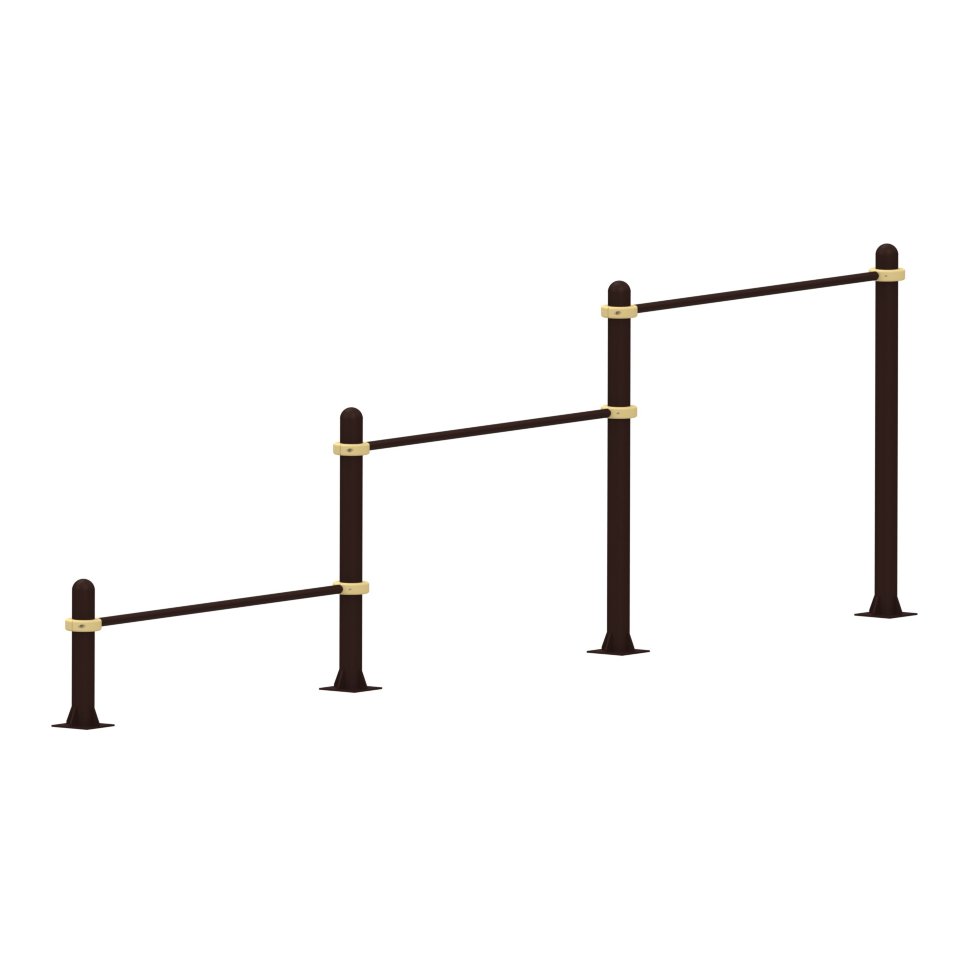 Тройной каскад турников для отжиманий Air-Gym YSK21