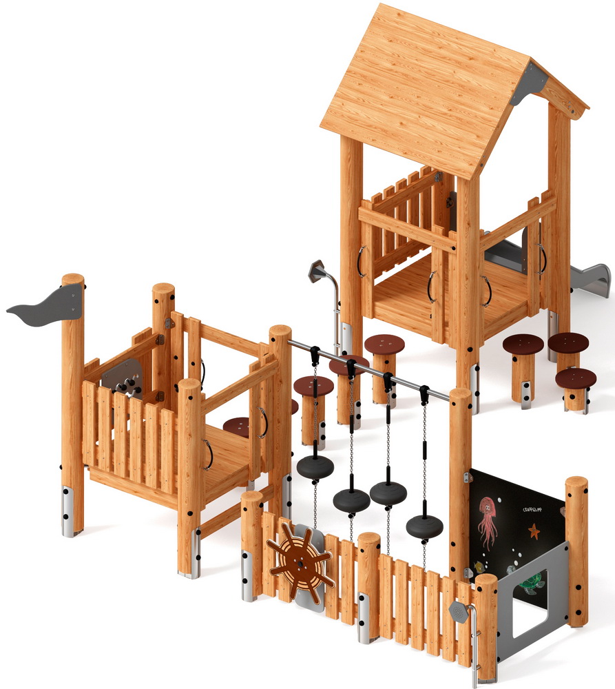 Игровой комплекс (Лиственница) ДИК 1.24.04-Л