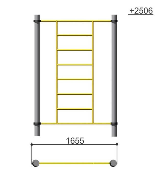 Шведская стенка Romana 501.28.01