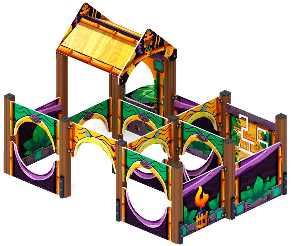 ЛАБИРИНТ МОРСКОЙ (Волшебный город Майя) игровая форма МФ 20.17.01-02