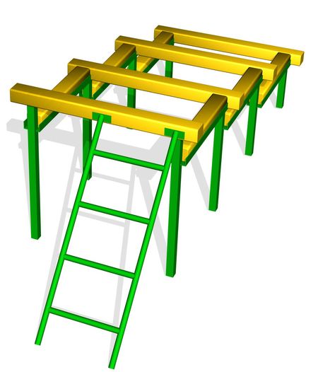 Разрушенная лестница ZION (УО005)