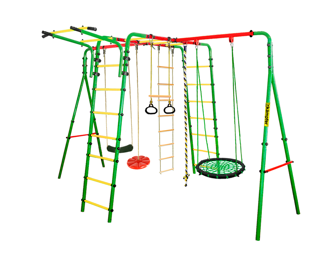 Спортивно-игровой комплекс Kampfer Wunder (Гнездо малое зеленое (красная лиана))
