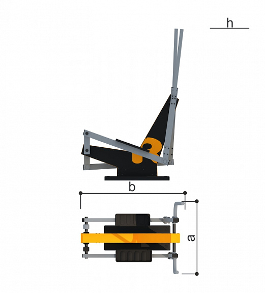Тренажер уличный ЭЛЛИПТИЧЕСКИЙ Romana 207.50.10