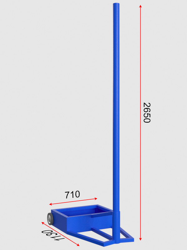 Стойки волейбольные мобильные с площадкой под груз (03.112)