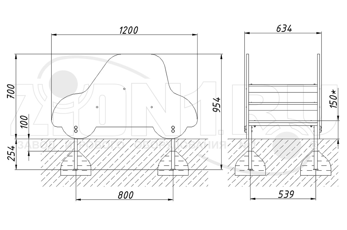 Лаз ZION Машинка Жук (ЭЛ052)