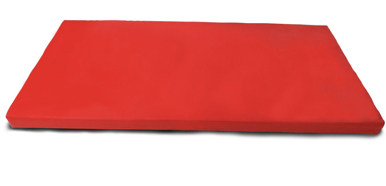 Мат № 6 (100 х 200 х 10) красный