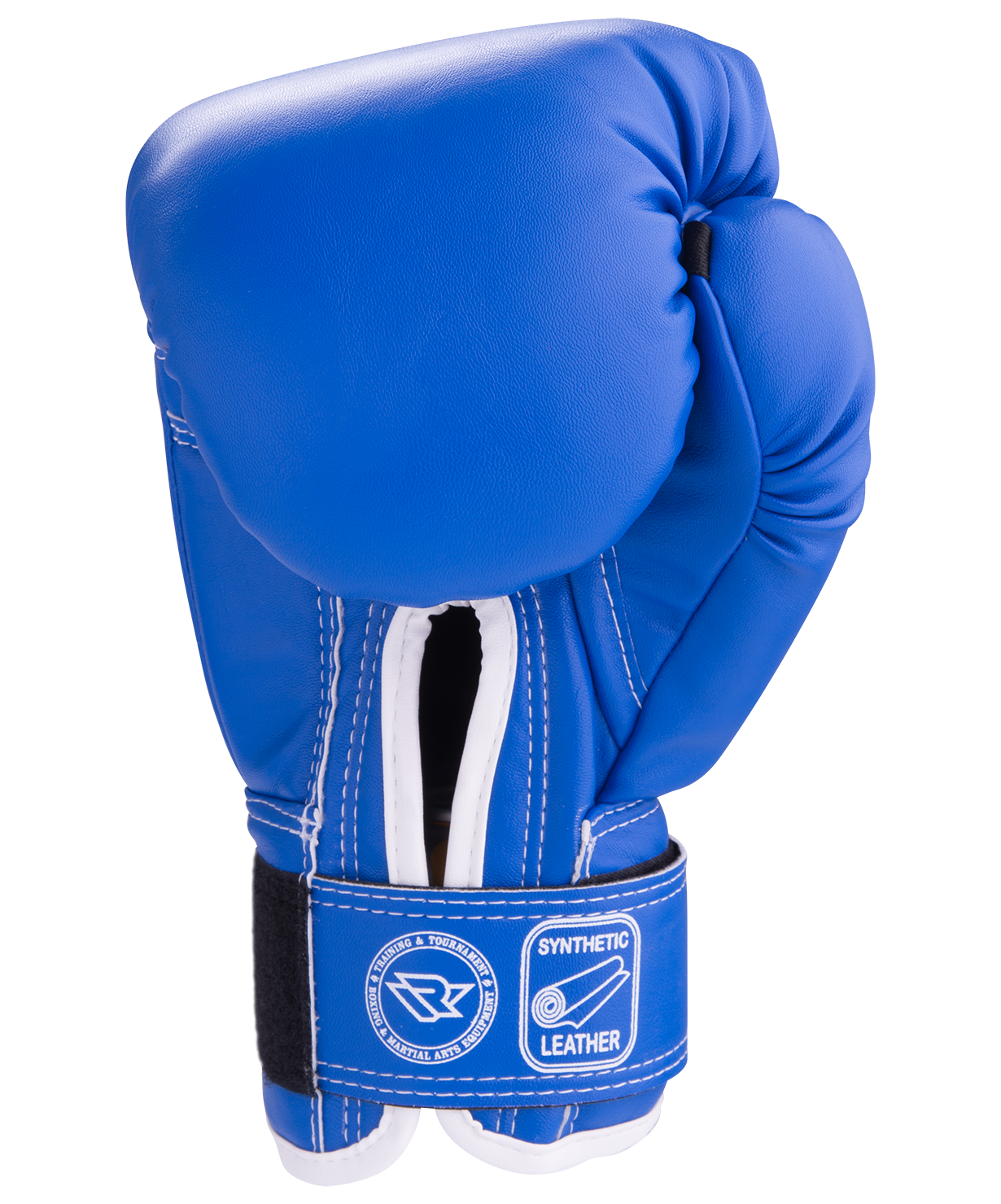 Перчатки боксерские RV-101, 12oz, к/з, синие