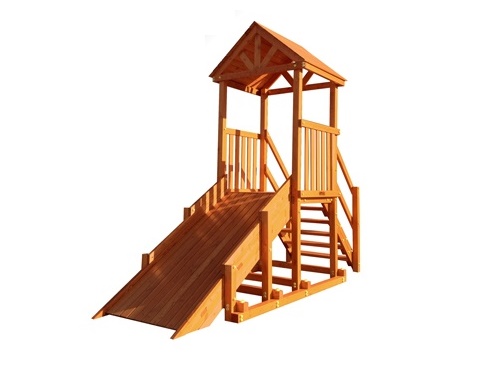 Горка деревянная "Ямал"