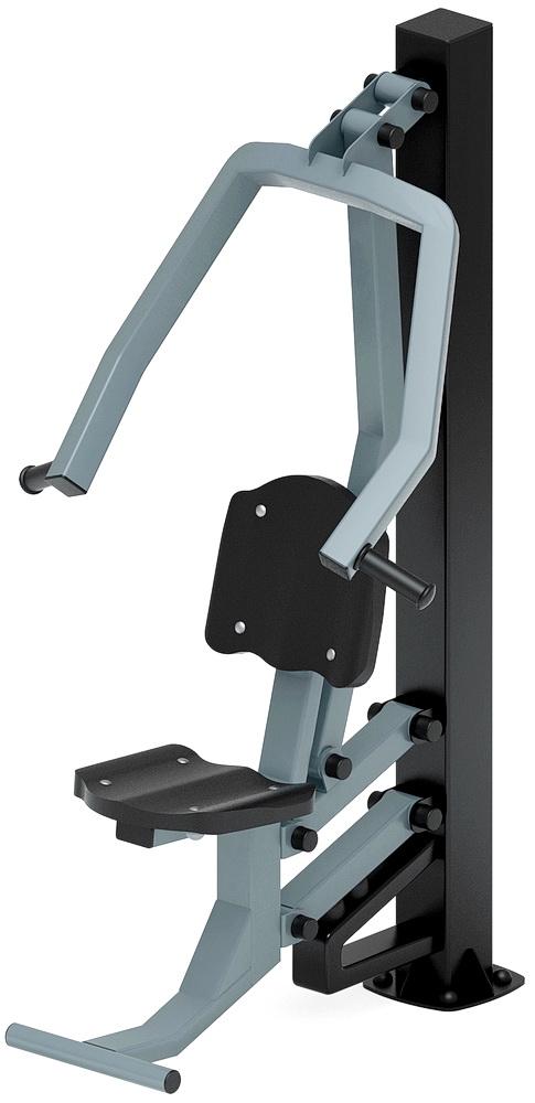 Тренажер уличный ЖИМ ОТ ГРУДИ (серый) СТ 006-13