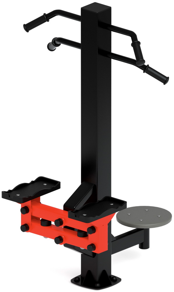 Тренажер уличный СТЕП+ТВИСТЕР (красный) СТ 019-11