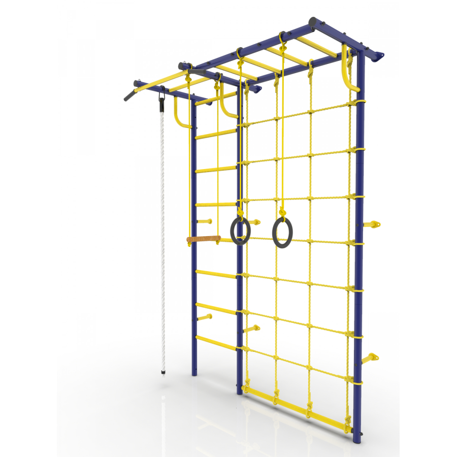 Шведская стенка Роки с рукоходом (ультрамарин)