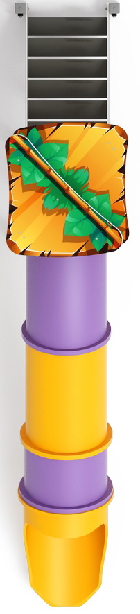 ВОЛШЕБНЫЙ ГОРОД (Майя) горка тоннельная (H=1500) ИО 44.19.01-01