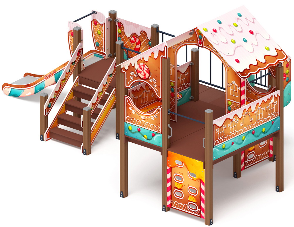 ТЕРЕМОК детский игровой комплекс ДИК 1.07.01-02 (H=900)