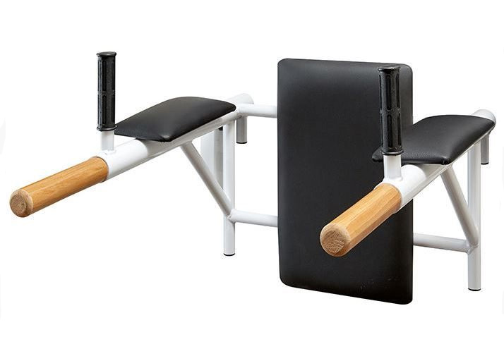 Брусья с подлокотниками (деревянные ручки) NO6, черный