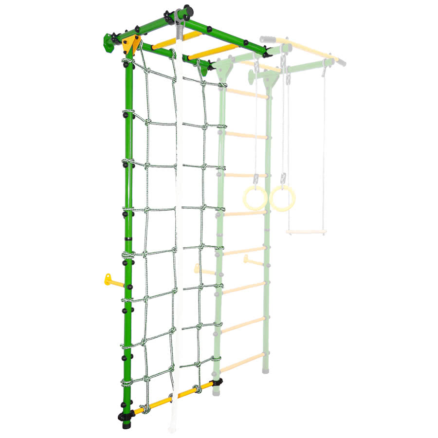 Рукоход-Лайт Юный Атлет с сеткой зелёный [CLONE]