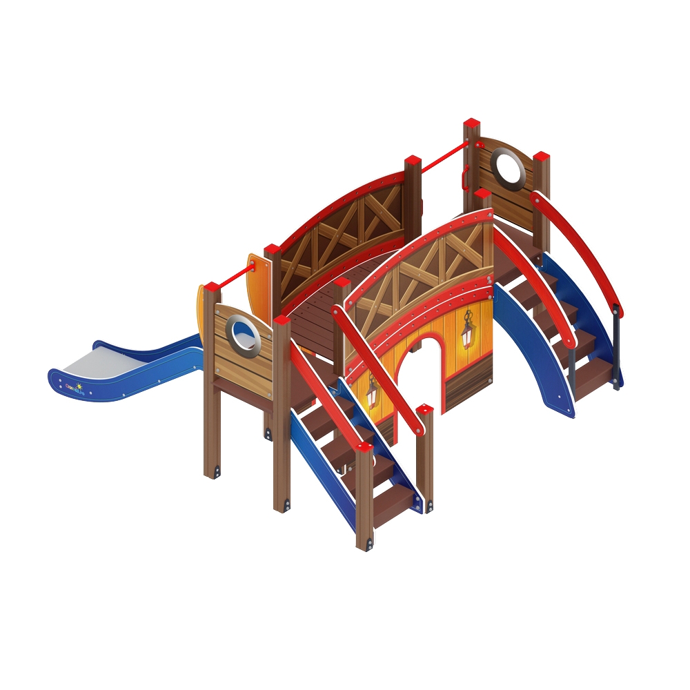 КАРАПУЗ детский игровой комплекс ДИК 1.001.01 (H=900)
