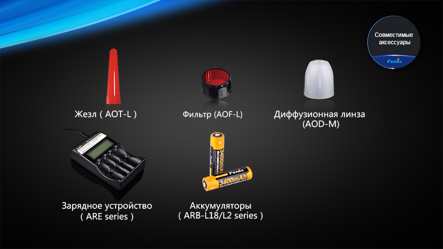 Фонарь Fenix SD20 дайвинговый
