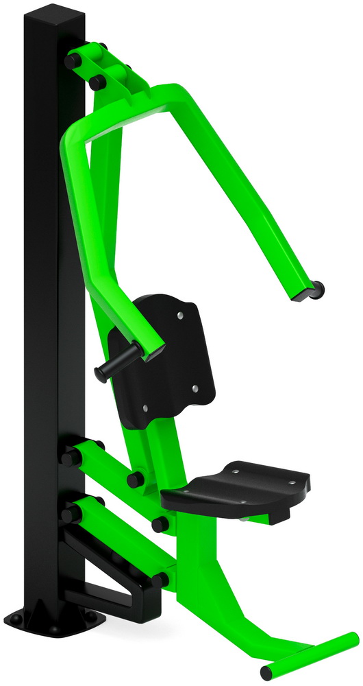 Тренажер уличный ЖИМ ОТ ГРУДИ (зеленый) СТ 006-12