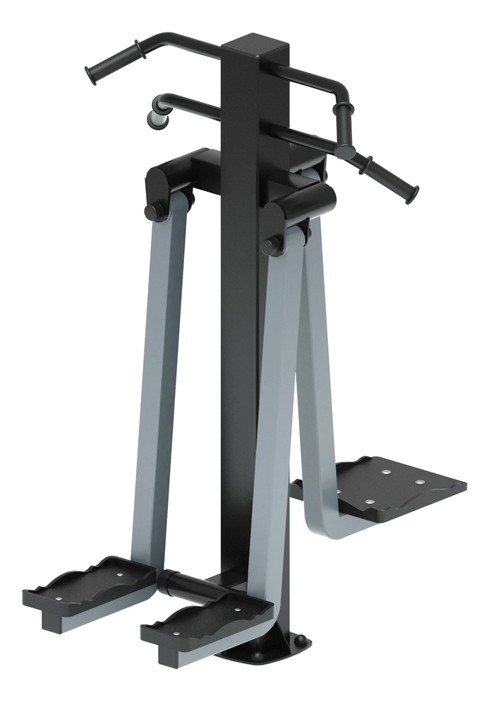 Тренажер уличный ХИПС + МАЯТНИК (серый) СТ 024-13.П