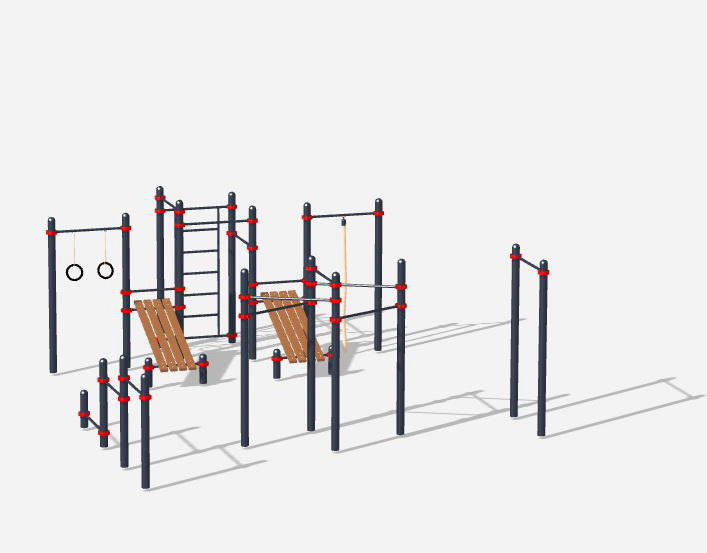 Уличный атлетический комплекс ВОРКАУТ 36 (108)