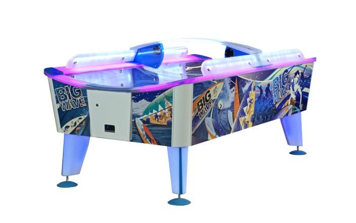 Всепогодный аэрохоккей Big Wave 8 ф (238 х 128 х 83 см, цветной, жетоноприемник/купюроприемник)