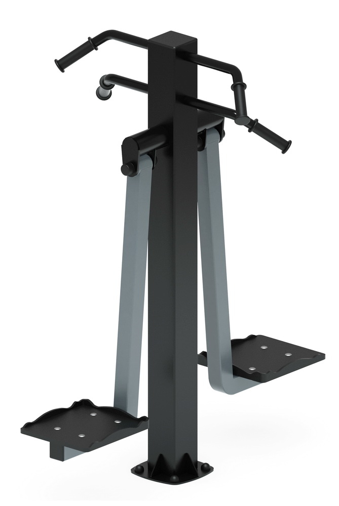 Тренажер уличный МАЯТНИК ДВОЙНОЙ (серый) СТ 029-13.П