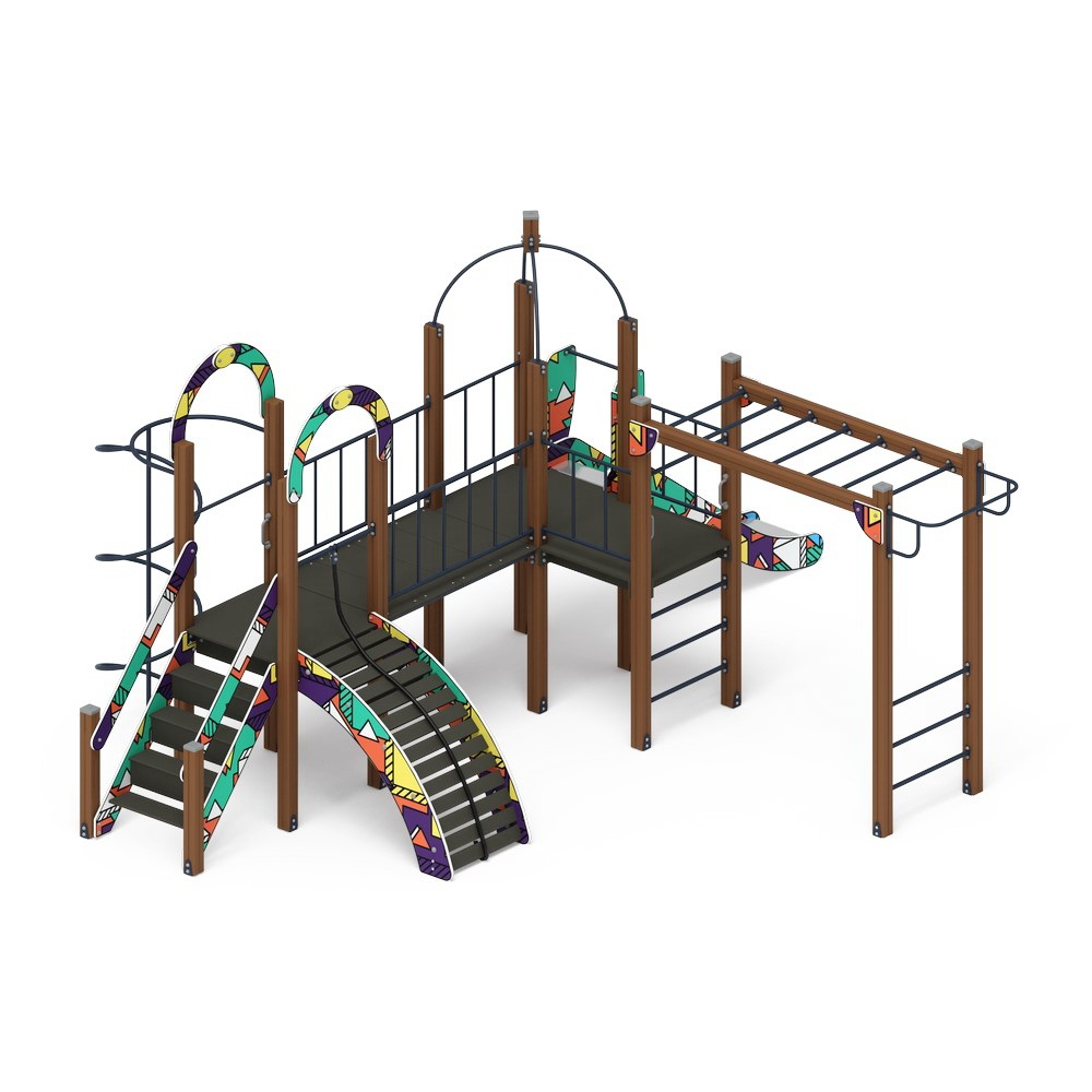 НАВИНА (Геометрия) детский игровой комплекс ДИК 2.09.05-02 (H=1200)