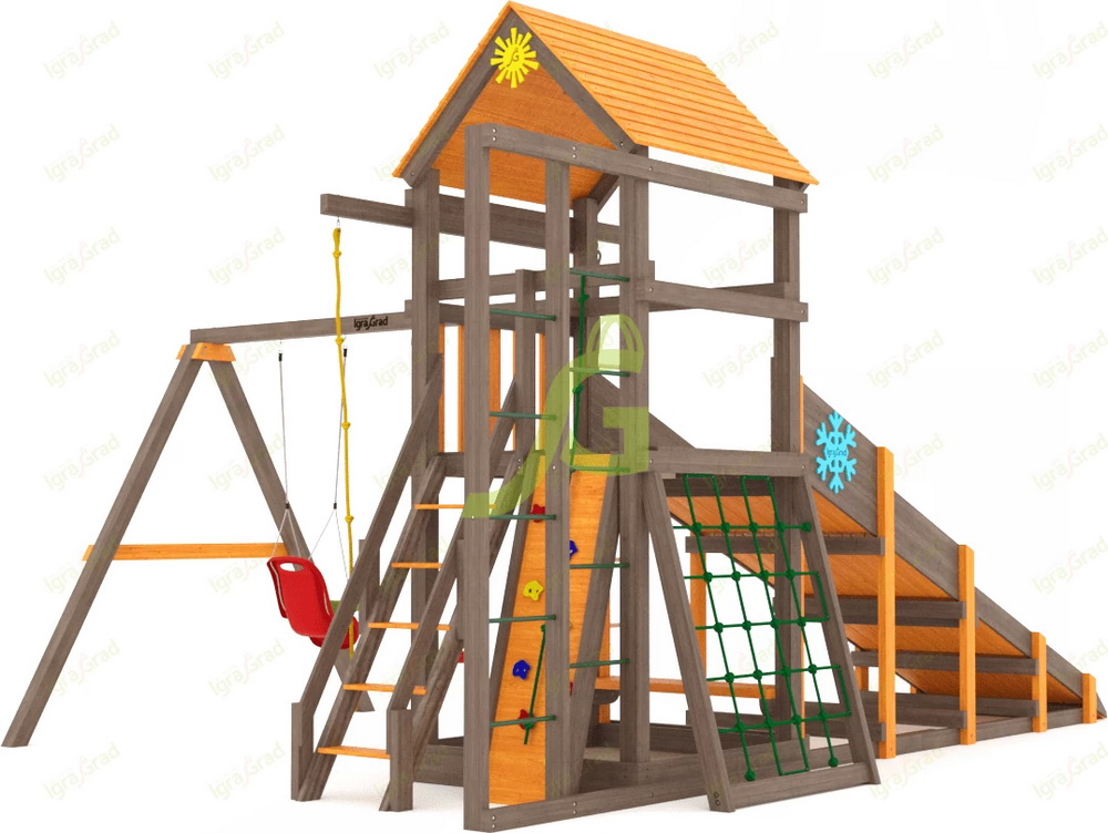 Всесезонная площадка IgraGrad С Fort с сеткой SF2