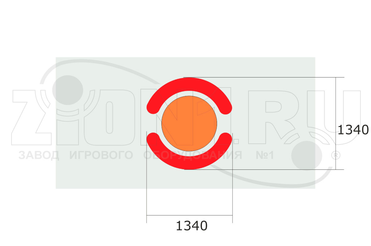 Столик детский ZION Улыбка (СП164)