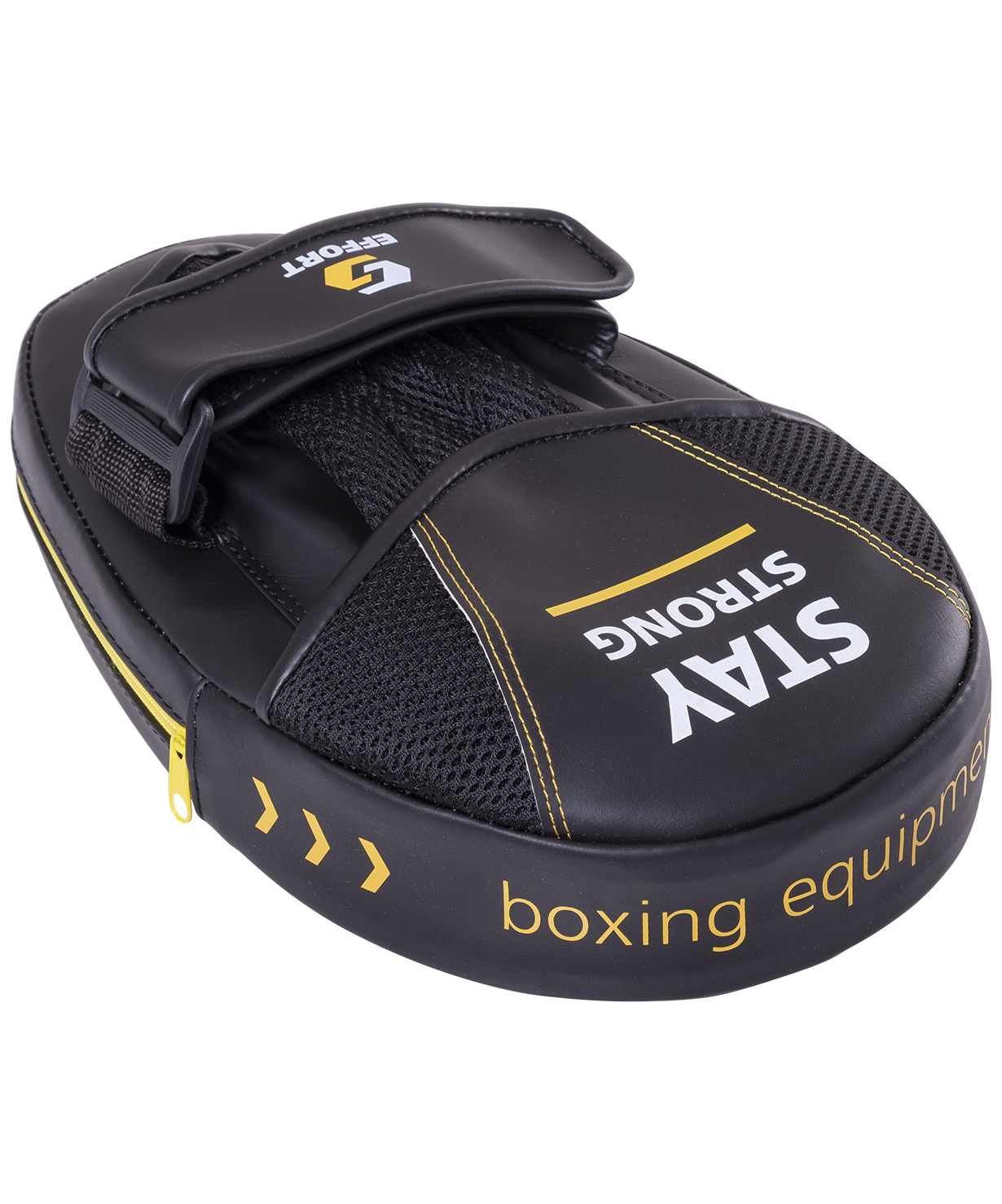 Лапа E 602-2 боксерская, кожзам, черный