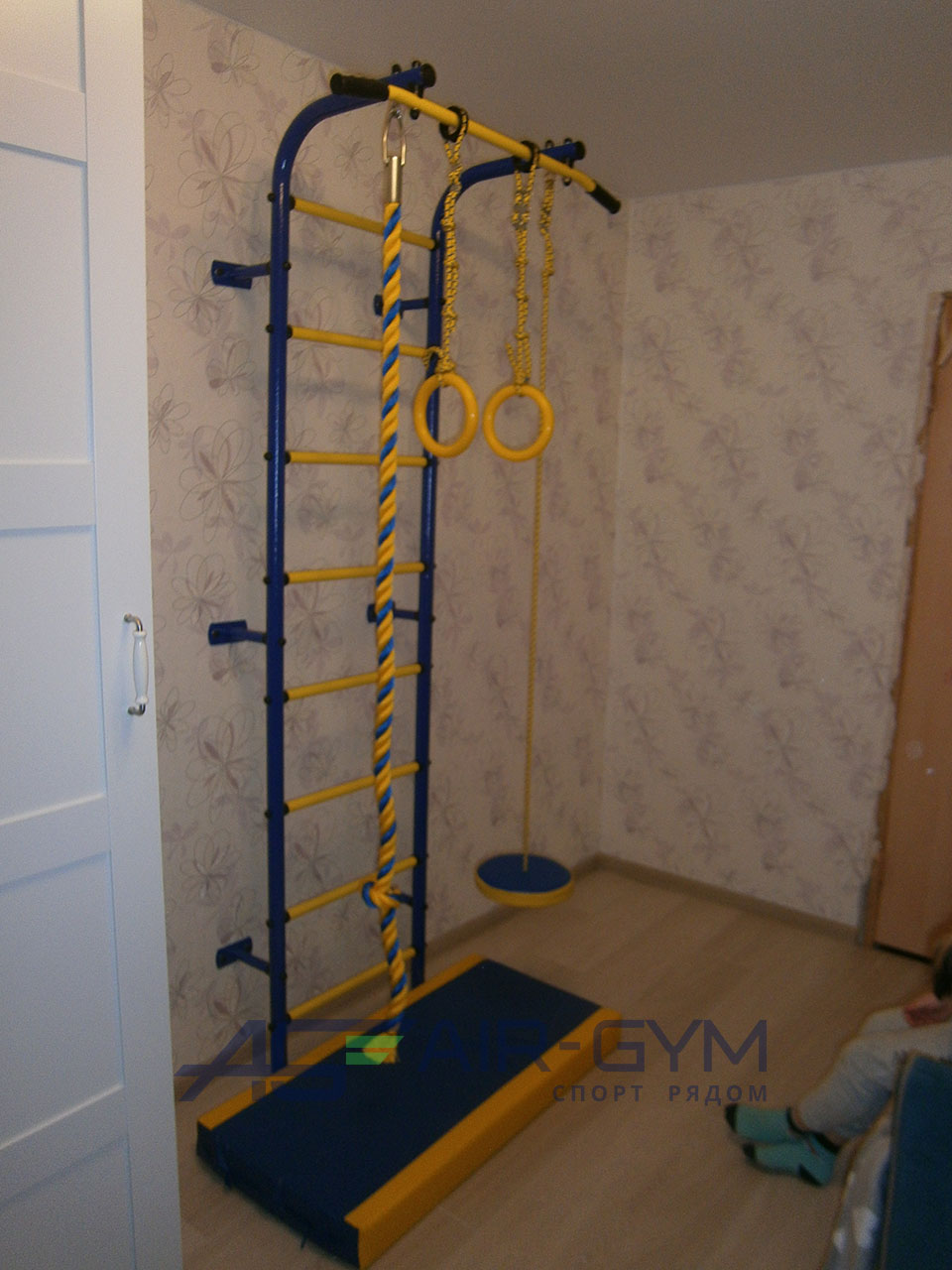 Спортивный комплекс Пионер С1Н зелено/жёлтый