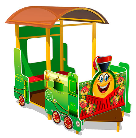 Игровой макет ZION Паровоз-Лето (ИМ066)