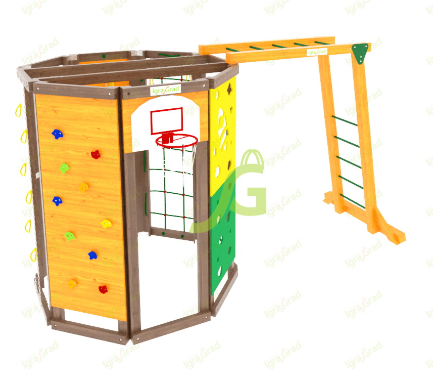 Детский спортивный комплекс WorkOut с рукоходом