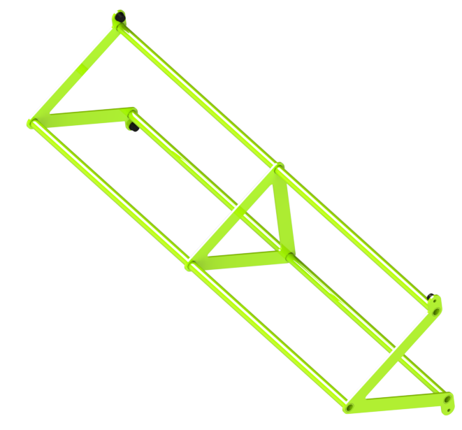 Перекладина треугольная D32-32-32, 1800