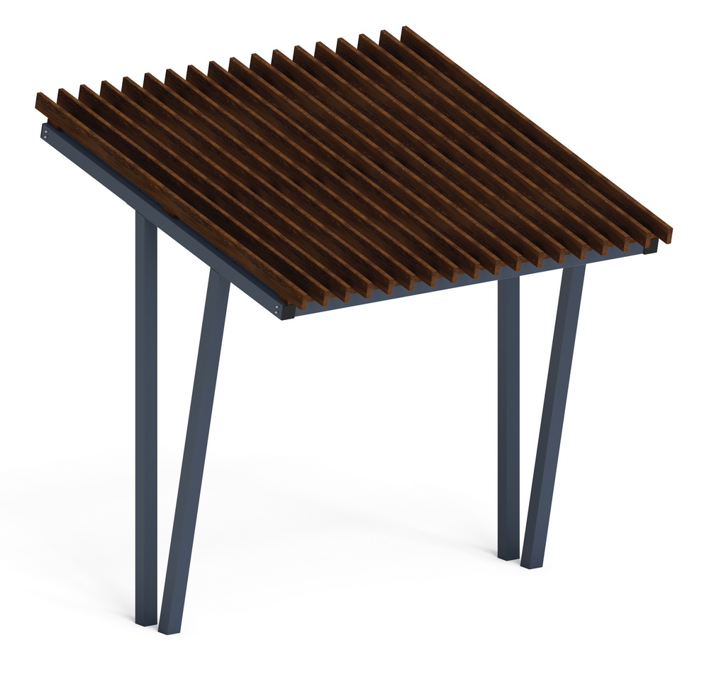 Пергола Тент (наклонная) МФ 77.03.01-01 /без поликарбоната/