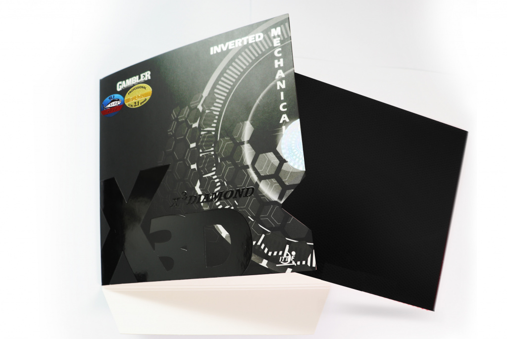 Накладка на ракетку для настольного тенниса GAMBLER X3d hard 2,1 black