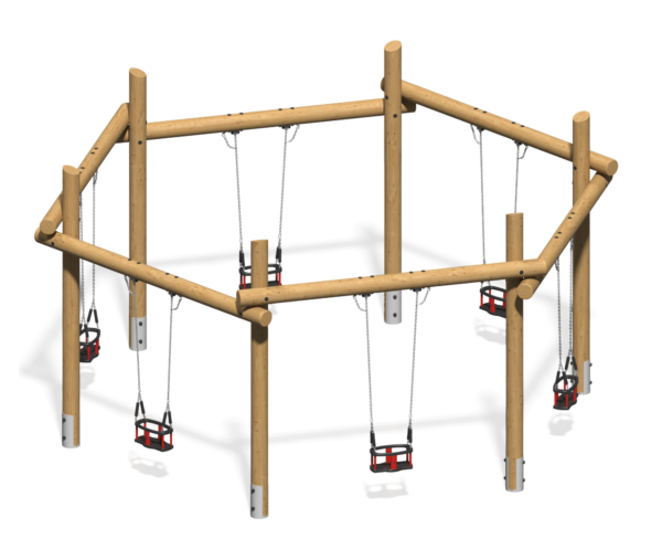 Качели для детской площадки Дружба КЧ-33.8
