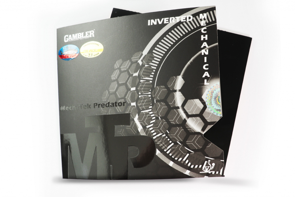 Накладка на ракетку для настольного тенниса GAMBLER Mech-Tek Predator medium 2,1 black