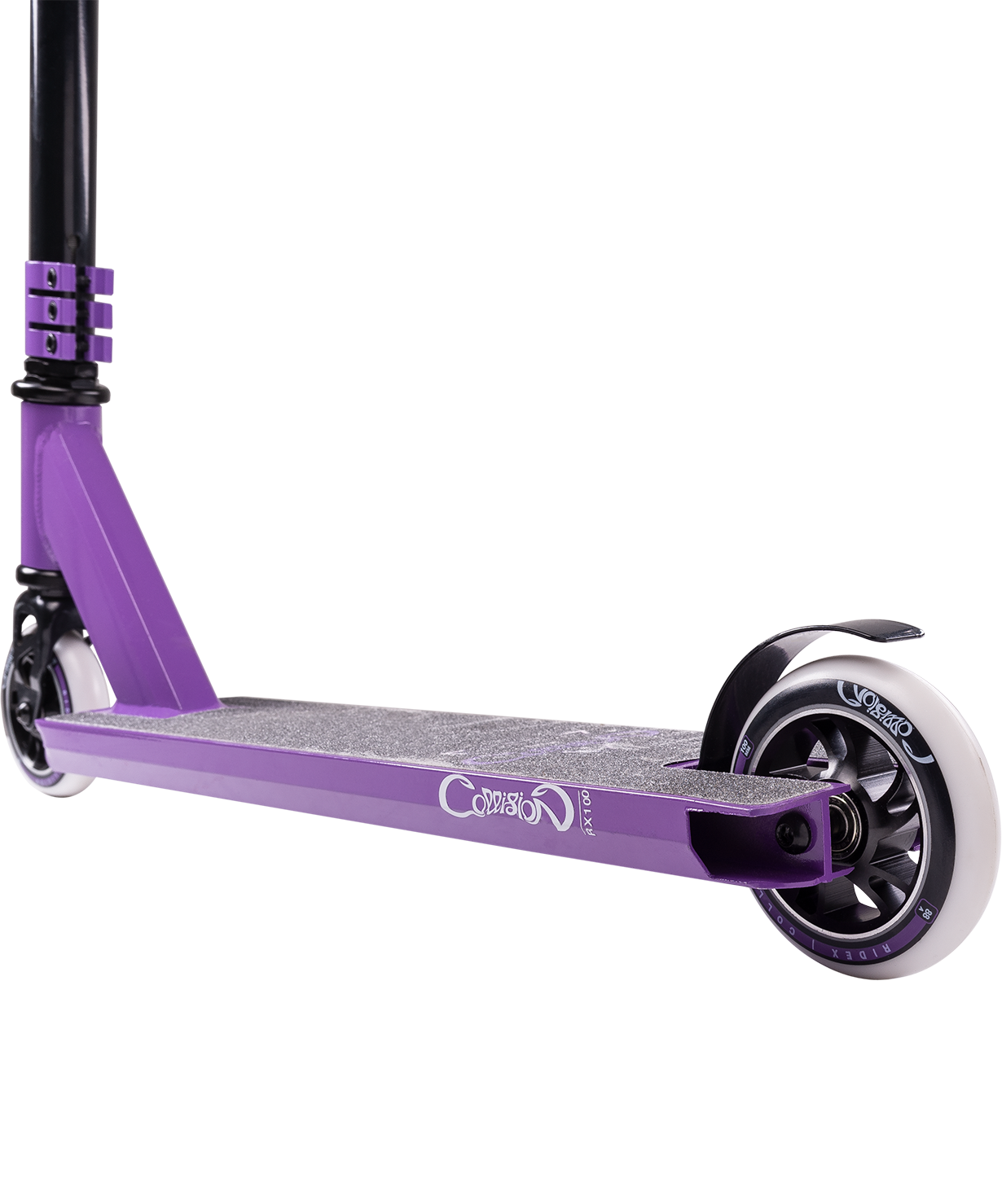 Самокат трюковый Collision purple 100 мм